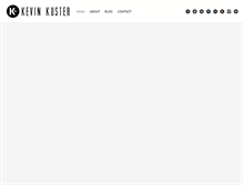 Tablet Screenshot of kevinkuster.com